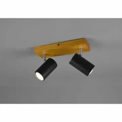 Lampes En Bois-Luminaires Trio Spot Trio Marley Bois clair, 2 lumières