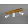 Lampes En Bois-Luminaires Trio Spot Trio Marley Bois clair, 3 lumières