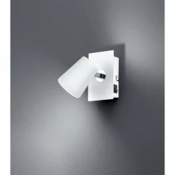 Luminaires Rustiques-Luminaires Trio Spot Trio NARCOS LED Blanc, 1 lumière