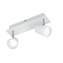 Luminaires Rustiques-Luminaires Trio Spot Trio NARCOS LED Blanc, 2 lumières