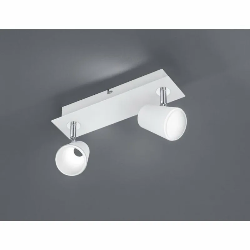 Luminaires Rustiques-Luminaires Trio Spot Trio NARCOS LED Blanc, 2 lumières