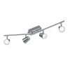 Luminaires Rustiques-Luminaires Trio Spot Trio NARCOS LED Nickel mat, 4 lumières