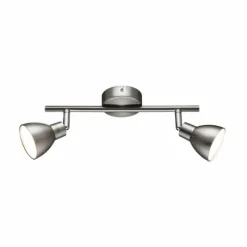 Luminaires Wofi Spot Wofi LESTER LED Nickel mat, 2 lumières* Éclairage Led