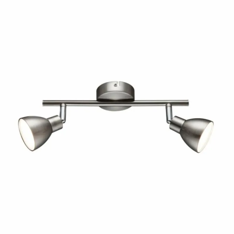 Luminaires Wofi Spot Wofi LESTER LED Nickel mat, 2 lumières* Éclairage Led