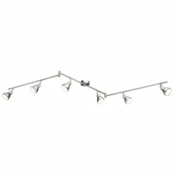 Luminaires Wofi Spot Wofi LESTER LED Nickel mat, 6 lumières* Éclairage Led