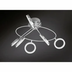 Luminaires Wofi Spot Wofi SCARLETT LED Nickel mat, 6 lumières* Éclairage Led