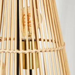 Lampes Dorées-hofstein Staby Lampadaire Or, Noir, 3 lumières