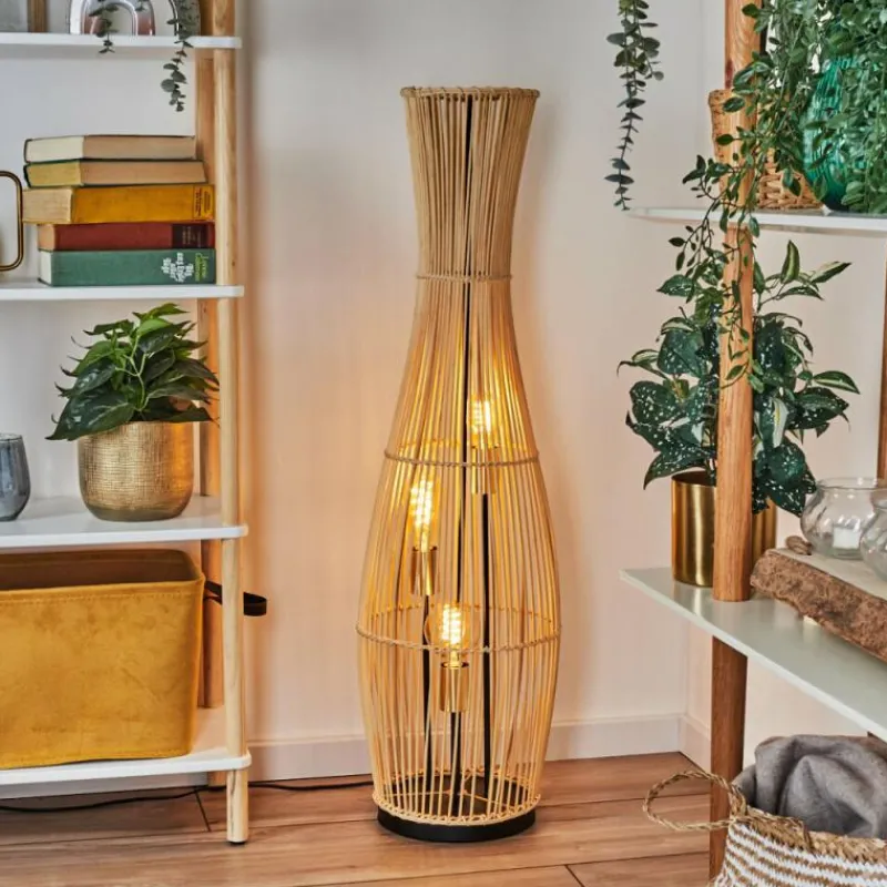 Lampes Dorées-hofstein Staby Lampadaire Or, Noir, 3 lumières