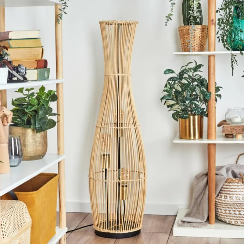 Lampes Dorées-hofstein Staby Lampadaire Or, Noir, 3 lumières