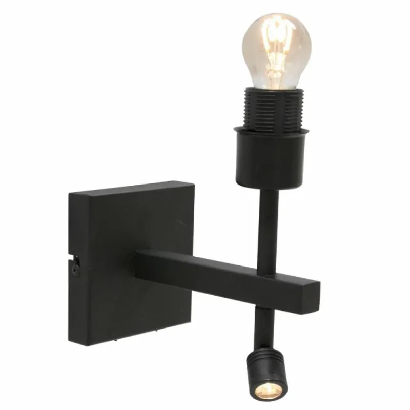Luminaires Steinhauer Stang Applique murale LED Noir, 2 lumières* Éclairage Led