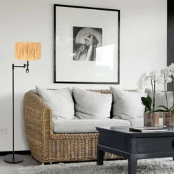 Luminaires Steinhauer Stang Lampadaire LED Noir, 2 lumières* Éclairage Led