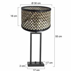 Luminaires Steinhauer Stang Lampe à poser Noir, 1 lumière* Lampes À Poser