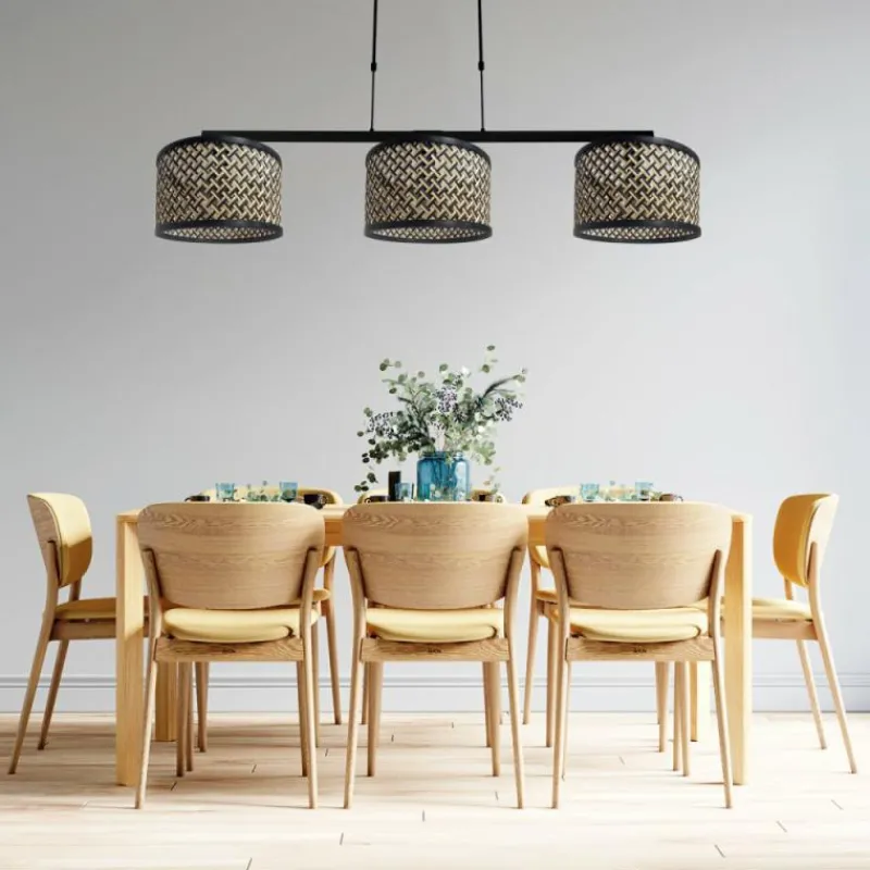 Luminaires Steinhauer Stang Suspension Noir, 3 lumières* Suspensions