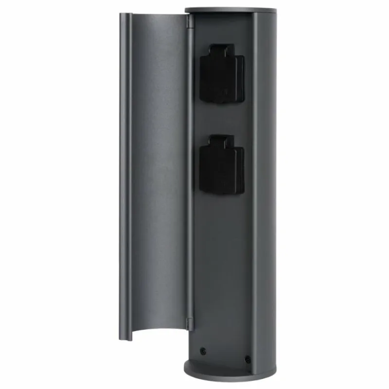 Luminaires Lucide Steckdose Prises électriques d'extérieur Anthracite