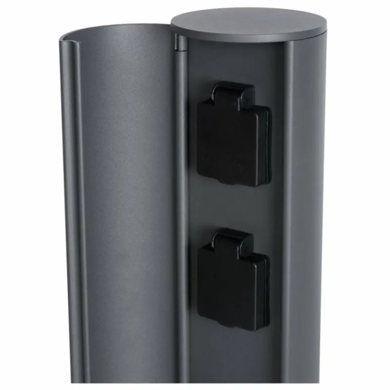 Luminaires Lucide Steckdose Prises électriques d'extérieur Anthracite