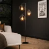 hofstein Stehleuchte Lampadaire Anthracite, 3 lumières* Lampadaires Et Lampes Sur Pied