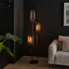 hofstein Stehleuchte Lampadaire Anthracite, 3 lumières* Lampadaires Et Lampes Sur Pied