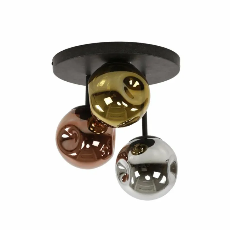 hofstein Stellar Plafonnier Anthracite, 3 lumières