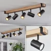 Lampes Industrielles-hofstein Storuma Plafonnier, Spot de plafond Écru, Noir, 5 lumières
