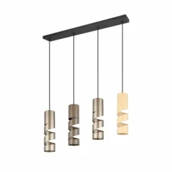 Luminaires Trio Stream Suspension Multicolore, 4 lumières* Suspensions