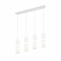 Luminaires Trio Stream Suspension Blanc, 4 lumières* Suspensions