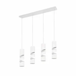 Luminaires Trio Stream Suspension Blanc, 4 lumières* Suspensions