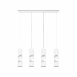 Luminaires Trio Stream Suspension Blanc, 4 lumières* Suspensions