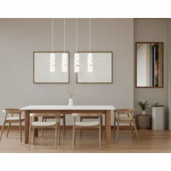 Luminaires Trio Stream Suspension Blanc, 4 lumières* Suspensions