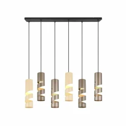 Luminaires Trio Stream Suspension Multicolore, 6 lumières* Suspensions