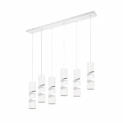 Luminaires Trio Stream Suspension Blanc, 6 lumières* Suspensions