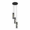 Luminaires Trio Stream Suspension Noir, 3 lumières* Suspensions