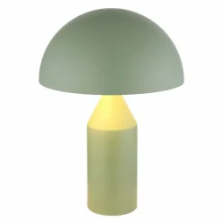 Luminaires Globo Lighting Style champignon Atoma Lampe à poser Vert, 2 lumières* Lampes À Poser