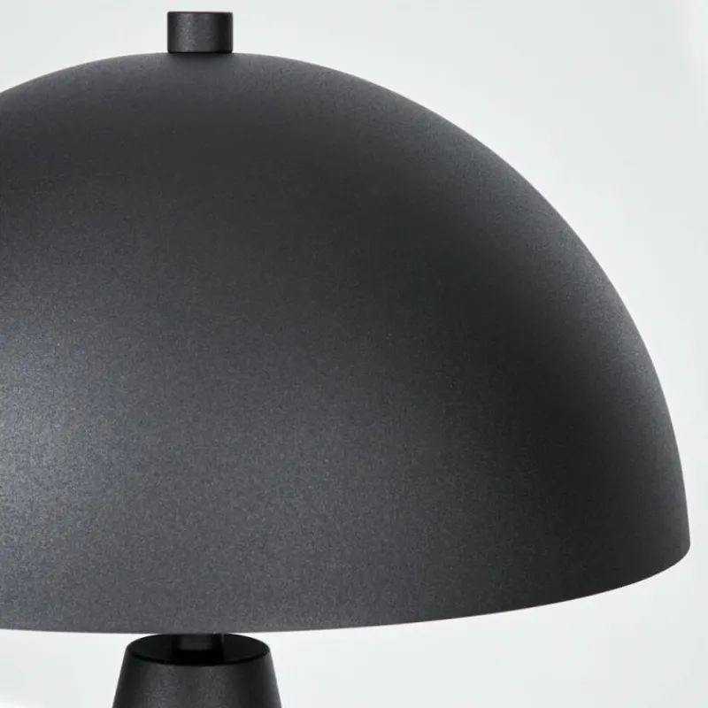 hofstein Style champignon Nor Lampe à poser Noir, 1 lumière