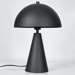 hofstein Style champignon Nor Lampe à poser Noir, 1 lumière