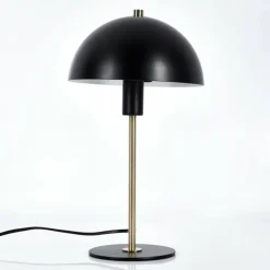 Lampes Dorées-hofstein Style champignon Sandvig Lampe à poser Or, Noir, 1 lumière