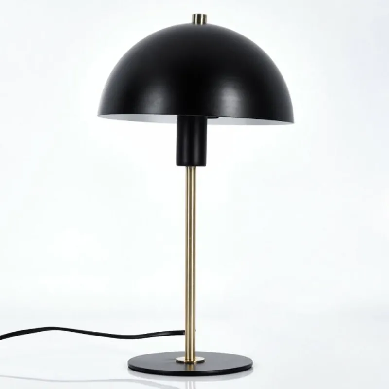 Lampes Dorées-hofstein Style champignon Sandvig Lampe à poser Or, Noir, 1 lumière