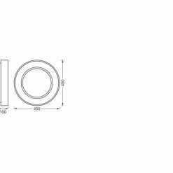 Luminaires Ledvance SUNATHOME Applique murale / Plafonnier LED Blanc, 1 lumière