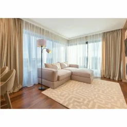 Lampes En Tissu-Luminaires Globo Lighting Sunna Lampadaire Noir, 1 lumière