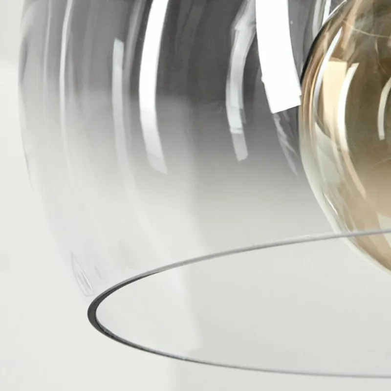 Suspension Verre Fumé-hofstein Suspension Acey Noir, 1 lumière