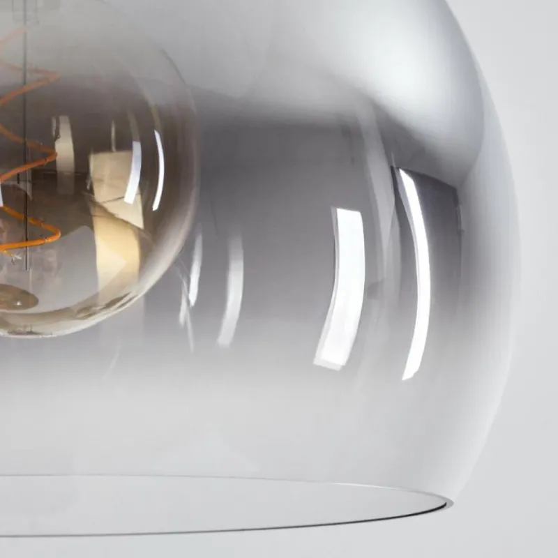 Suspension Verre Fumé-hofstein Suspension Acey Noir, 1 lumière