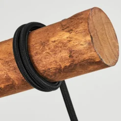 Luminaires Scandinaves-hofstein Suspension Afurada Écru, Noir, 5 lumières