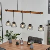 Luminaires Scandinaves-hofstein Suspension Afurada Écru, Noir, 5 lumières