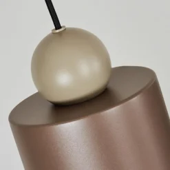 Lampes Vintages & Rétros-hofstein Suspension Alcafaz Moka, 5 lumières