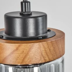 Suspension Verre Fumé-hofstein Suspension Amignon Noir, 4 lumières