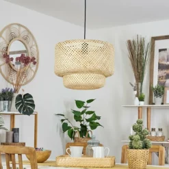 Luminaires Scandinaves-hofstein Suspension Andorinho Noir, 1 lumière