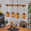 Style Boho-Chic-hofstein Suspension Anthe Écru, Noir, 4 lumières