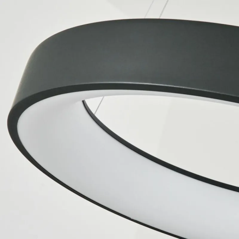 hofstein Suspension Areja LED Anthracite, Blanc, 1 lumière
