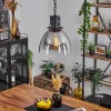 Suspension Verre Fumé-hofstein Suspension Aurouze Noir, 1 lumière