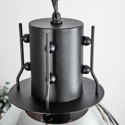 Suspension Verre Fumé-hofstein Suspension Aurouze Noir, 1 lumière