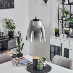 Suspension Verre Fumé-hofstein Suspension Autry Noir, 1 lumière